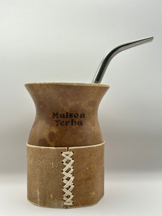 CRIOLLO Calabash Mate Gourd and Bombilla