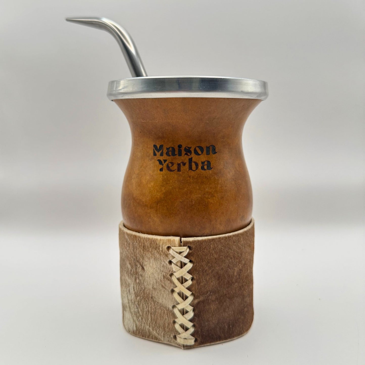 Premium CRIOLLO Calabash Mate Gourd and Bombilla