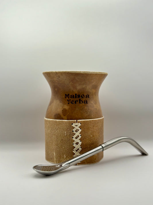 CRIOLLO Calabash Mate Gourd and Bombilla