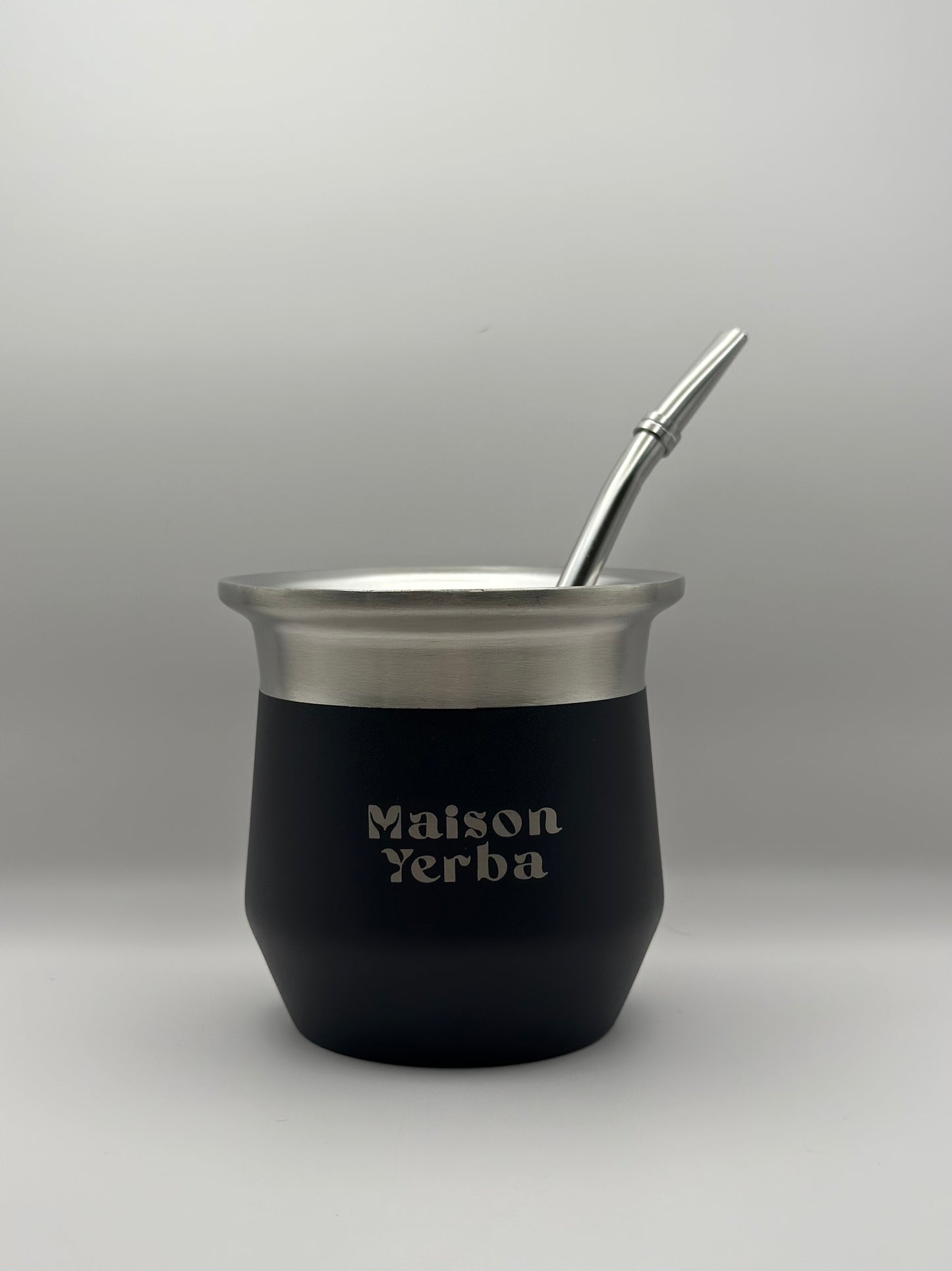 Stainless Steel Gourd and Bombilla