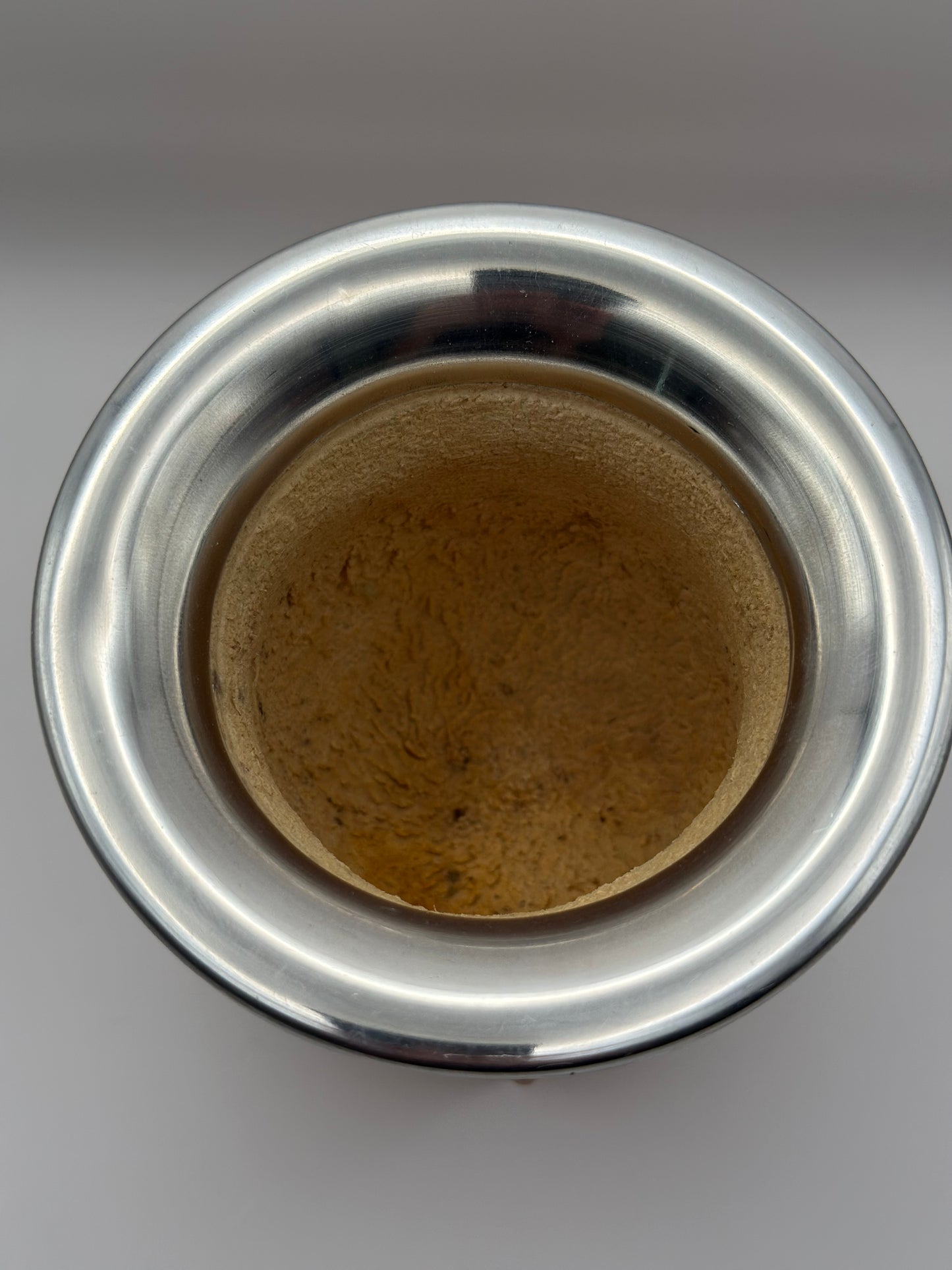 Leather Wrapped Mate Gourd